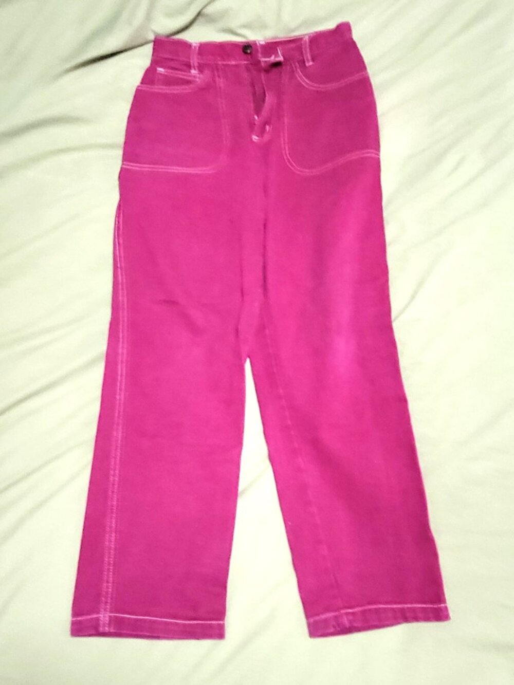 Rare Apparatus Rose-Colored Jeans Vintage 1980s Size 14S